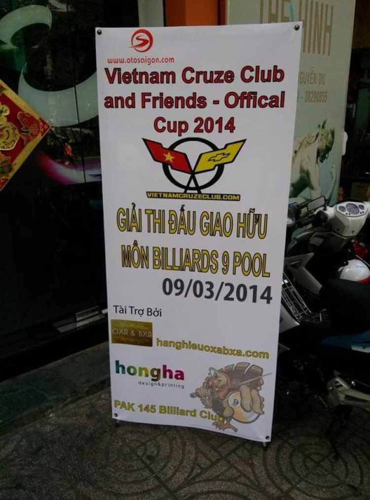 Hình ảnh Cruzer tham dự giải billard 9 pool nội bộ vừa diễn ra