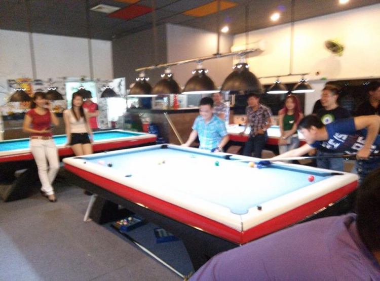 Hình ảnh Cruzer tham dự giải billard 9 pool nội bộ vừa diễn ra