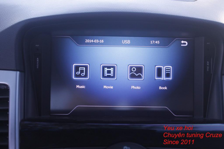 Report màn hình DVD cho Chevrolet Cruze  SV 7321 hình ảnh Tr1,30,31..........clip 45,46