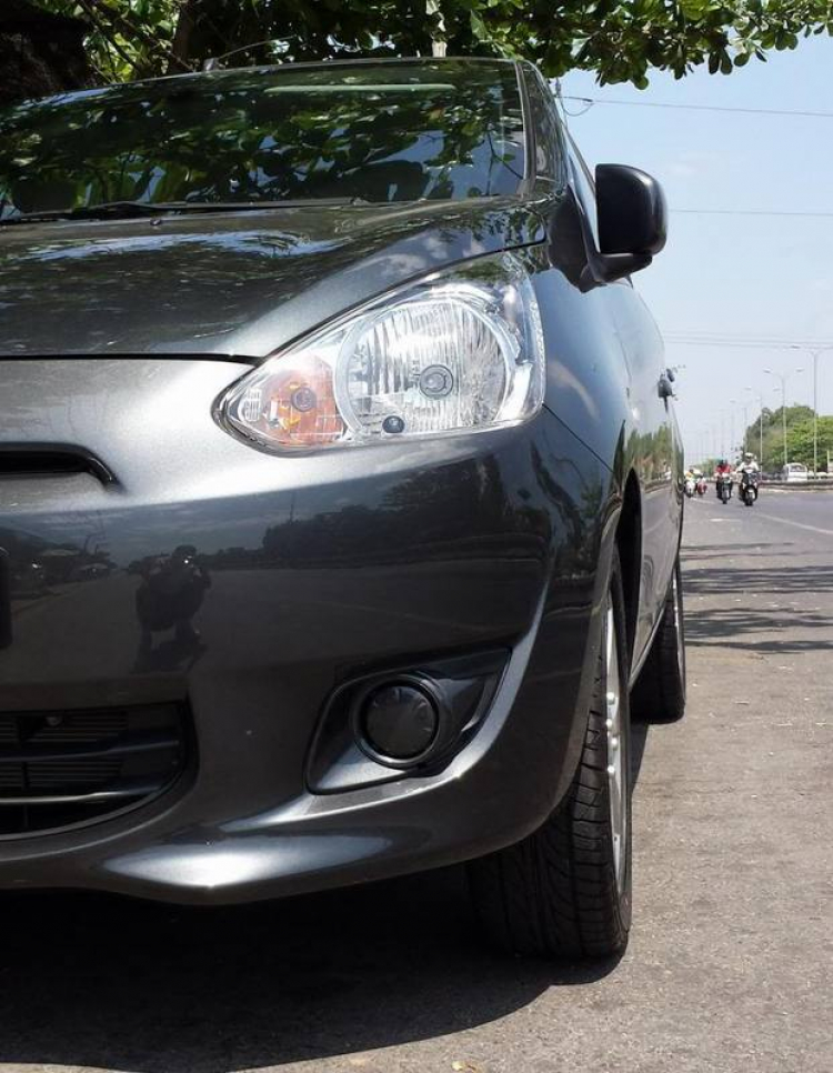 Mợ Cọp hài lòng khi quyết định mua và sử dụng xe Mitsubishi Mirage