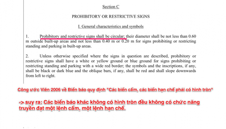 Biển báo hiệu đường bộ- Tại sao biển này có hình tròn, biển kia có hình vuông, v.v...?