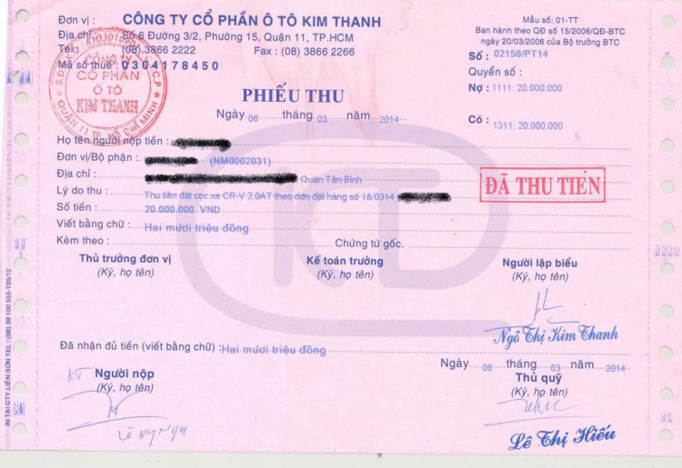 HONDA KIM THANH LÀM NHỤC VÀ XEM THƯỜNG KHÁCH HÀNG