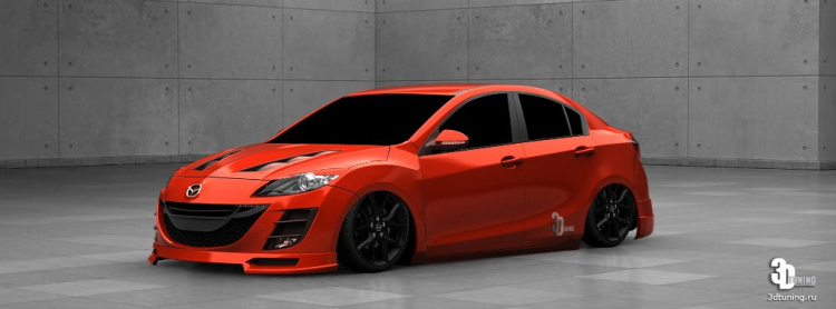 Một vài hình ảnh mẫu Mazda 3 độ BodyKits ạ