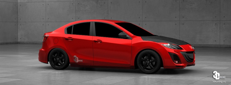 Một vài hình ảnh mẫu Mazda 3 độ BodyKits ạ