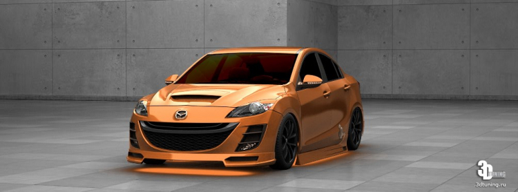 Một vài hình ảnh mẫu Mazda 3 độ BodyKits ạ