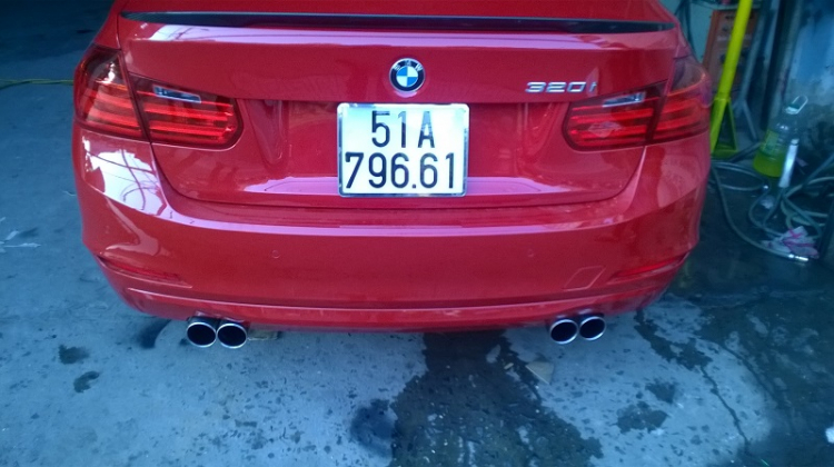 Pô cho xe BMW.