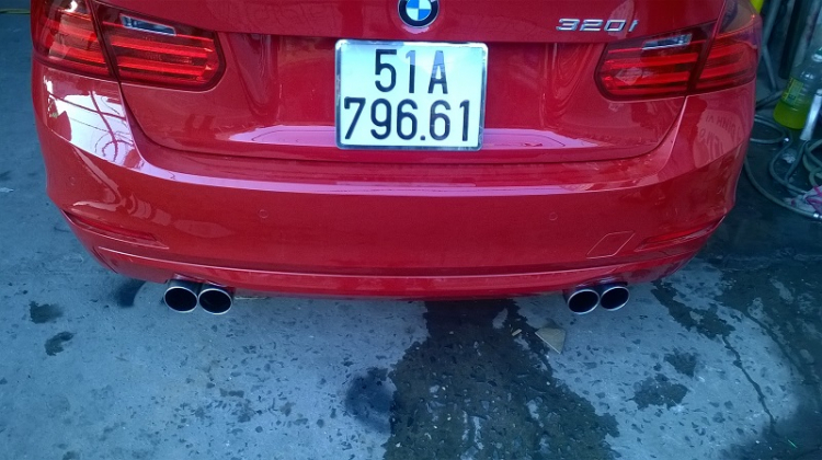 Pô cho xe BMW.