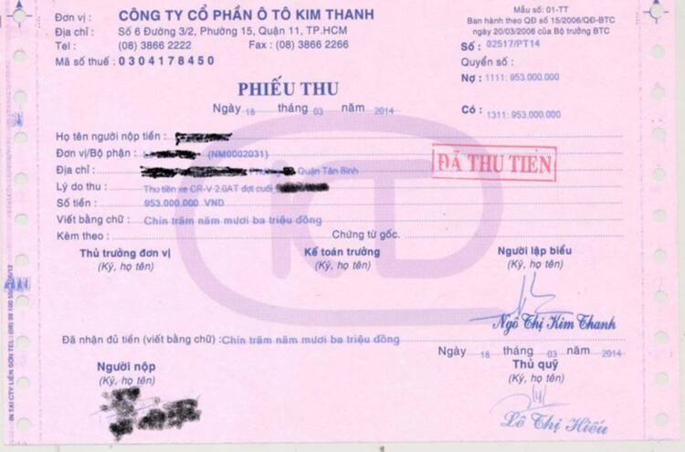 HONDA KIM THANH LÀM NHỤC VÀ XEM THƯỜNG KHÁCH HÀNG