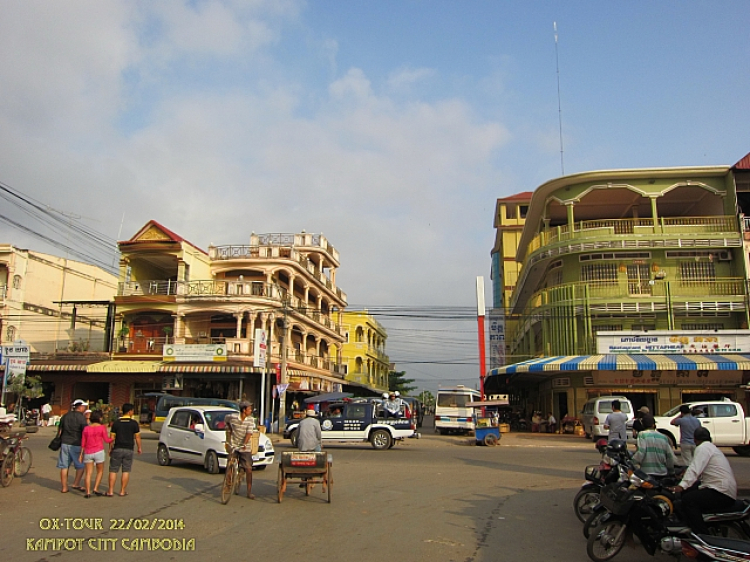 Đầu Năm : Khám phá thành phố cổ Kampot - KamPuChia