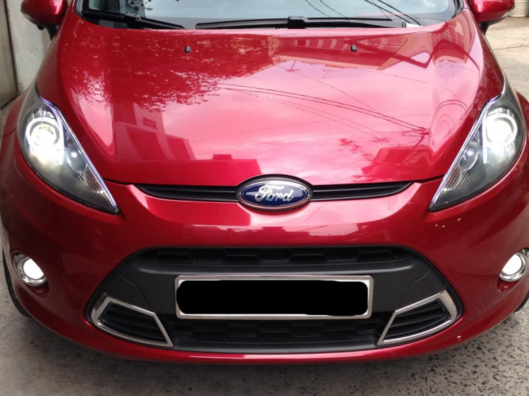 QUÁ TRÌNH NÂNG CẤP, MÒ MẪM VỚI FORD FIESTA 5D 2012 TRÌNH CẢ NHÀ XEM VUI