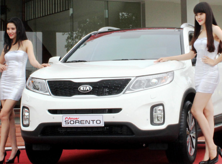 Đăng ký lái thử New Sorento 2014 và Kia K3 tại Tiền Giang, Bến Tre ngày 25/04