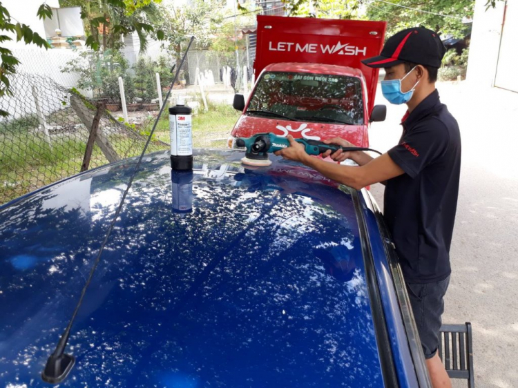 Dịch vụ vệ sinh ô tô tại nhà LET ME WASH Dịch vụ vệ sinh ô tô tại nhà LET ME WASH