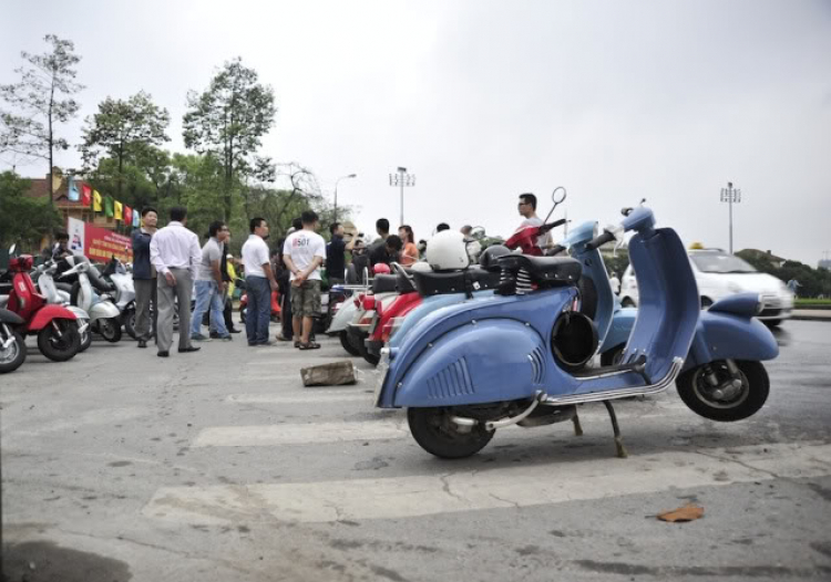 Vespa Hưu trí- Hành trình Asean Vietnam-Laos-ThaiLand-Malaysia-Singapore 2012