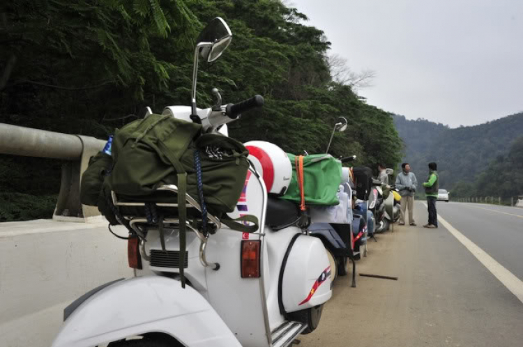 Vespa Hưu trí- Hành trình Asean Vietnam-Laos-ThaiLand-Malaysia-Singapore 2012