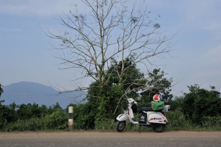 Vespa Hưu trí- Hành trình Asean Vietnam-Laos-ThaiLand-Malaysia-Singapore 2012