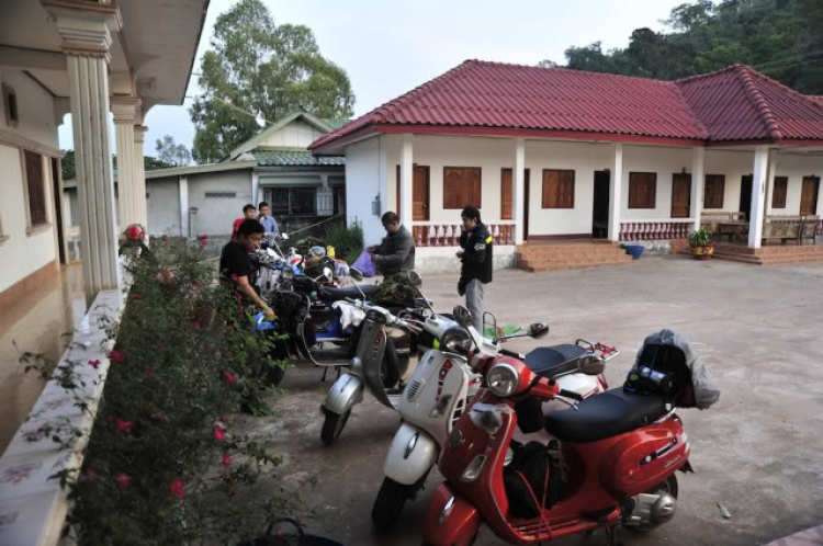 Vespa Hưu trí- Hành trình Asean Vietnam-Laos-ThaiLand-Malaysia-Singapore 2012