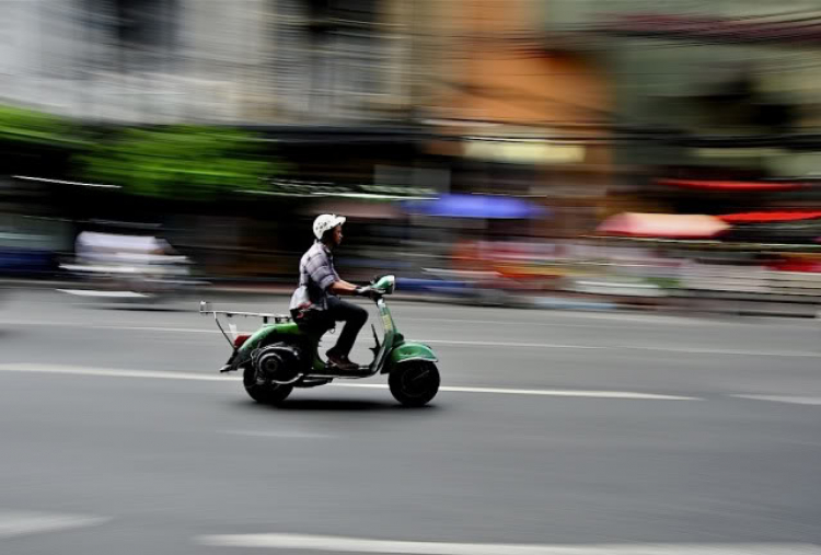 Vespa Hưu trí- Hành trình Asean Vietnam-Laos-ThaiLand-Malaysia-Singapore 2012