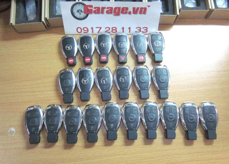 Bên trong chìa khoá xe Mercedes Bên trong chìa khoá xe Mercedes