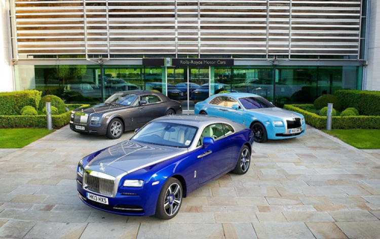 Dàn Rolls-Royce tại sự kiện kỷ niệm 110 năm