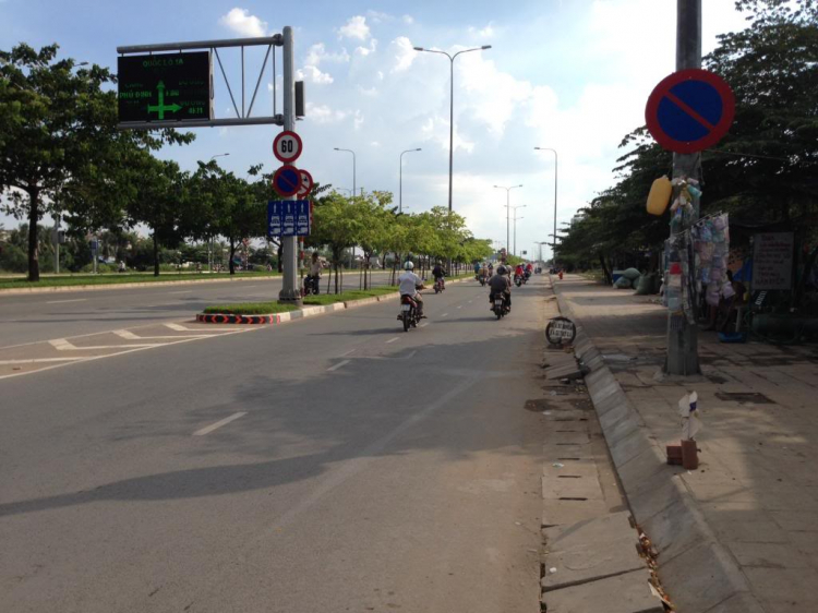 Cảnh báo bắn tốc độ trên đg Võ Văn Kiệt gần ngã 4 với An Dương Vương