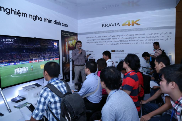 SONY Vietnam ra mắt hàng loạt sản phẩm ứng dụng công nghệ 4K