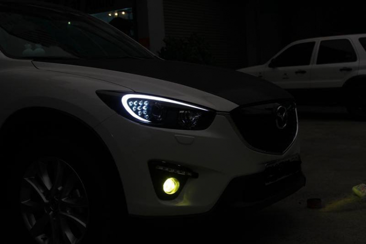 [MAZDA CX-5] Độ từ trong ra ngoài - Trang 1 (pô, đèn pha LED, đèn hậu LED, hạ gầm, loa sub...)