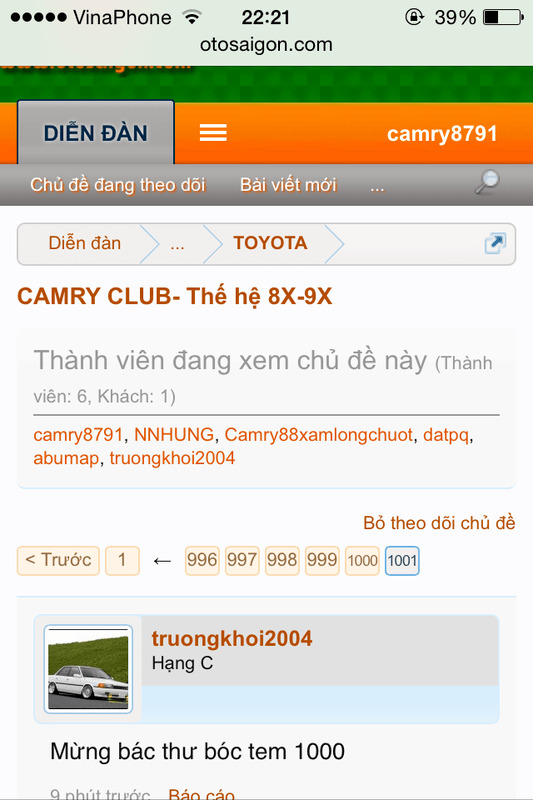 Anh em Camry 87-91 vô đây chơi