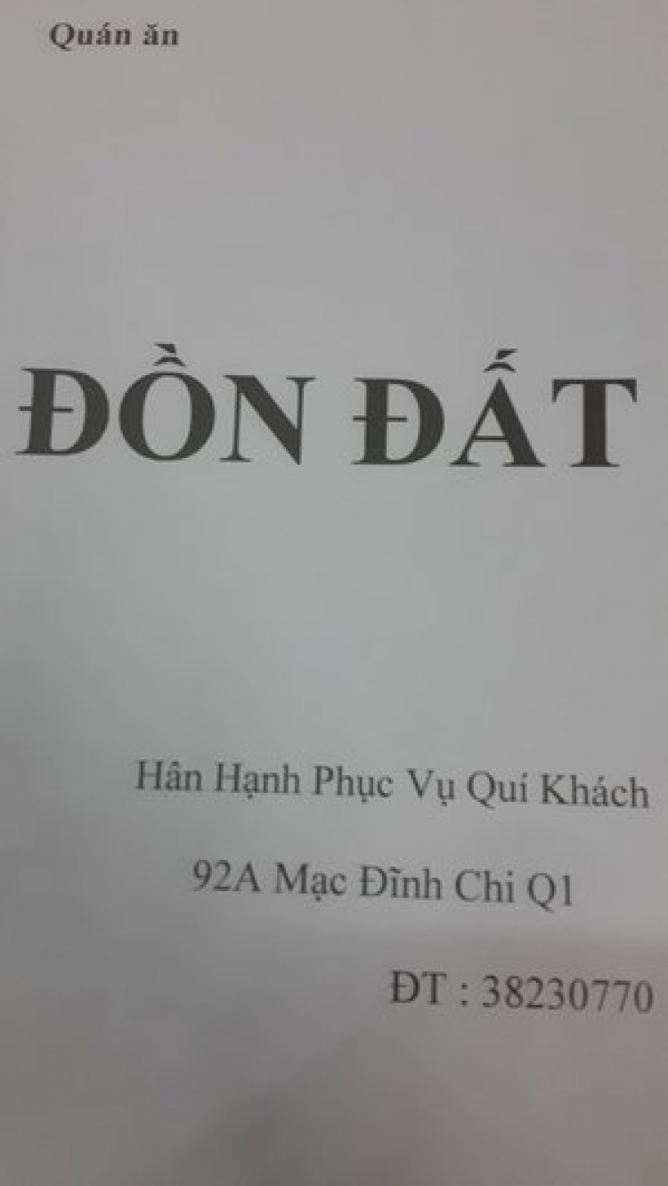 Off chai định kỳ tối thứ 6 hàng tuần của FFC