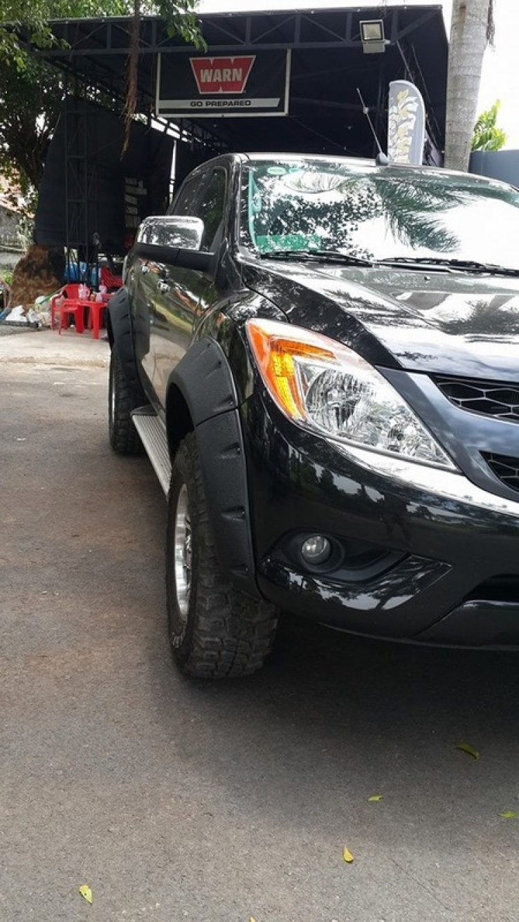 Mazda BT-50 Độ mâm và ốp dè