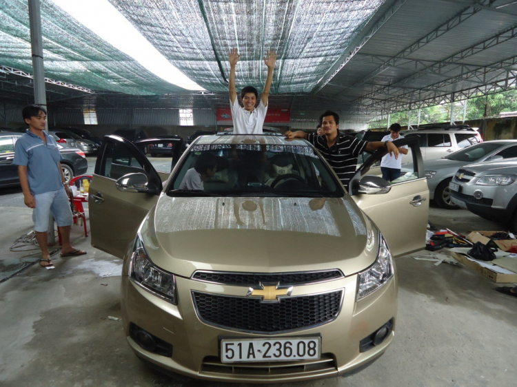 Hình ảnh Cruze LS lên sunroof cực đỉnh !