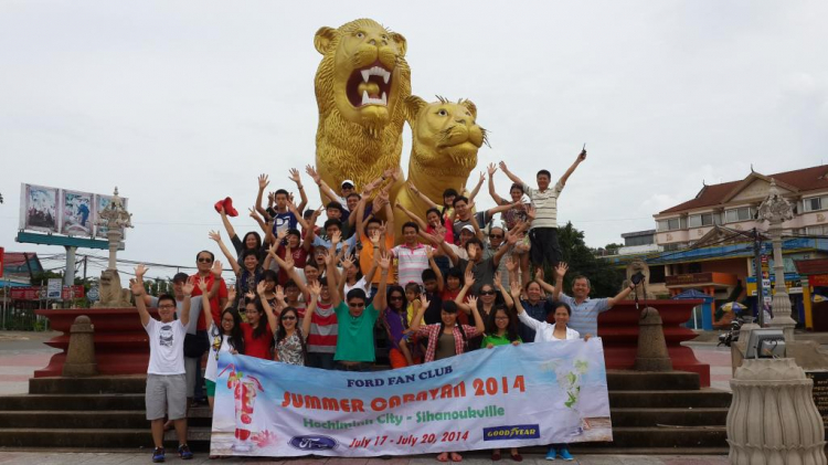 Hình ảnh chuyến đi Caravan hè 2014: HCM - Sihanouk Ville