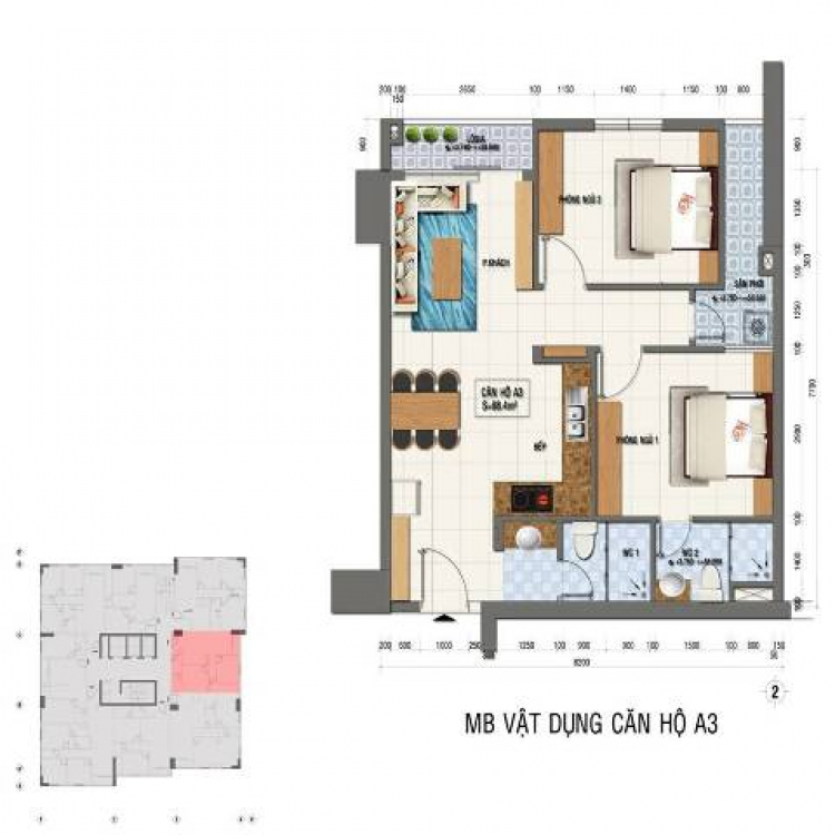 Giá tầm 2 tỉ nên mua căn hộ nào? Giá tầm 2 tỉ nên mua căn hộ nào?