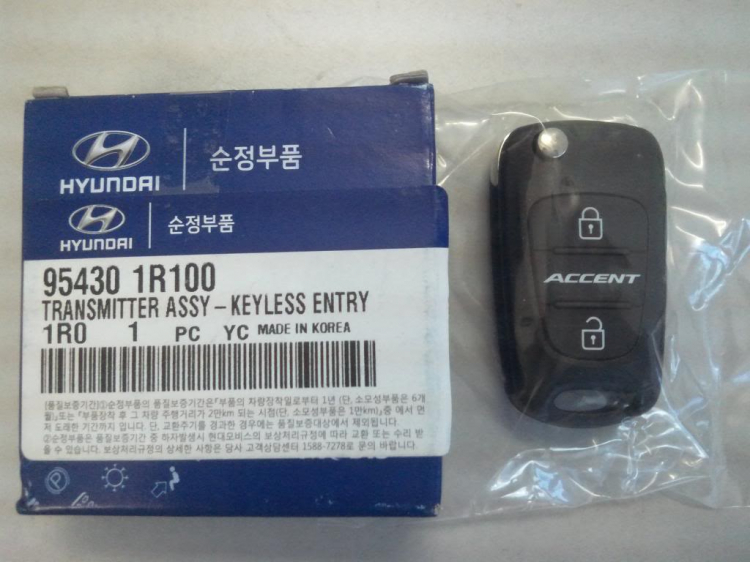 vỏ chìa khóa hyundai i10, i30, accent,.........