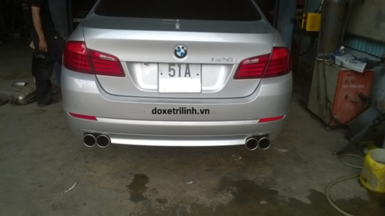 Pô cho xe BMW.