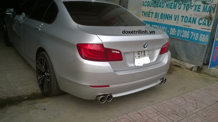 Pô cho xe BMW.