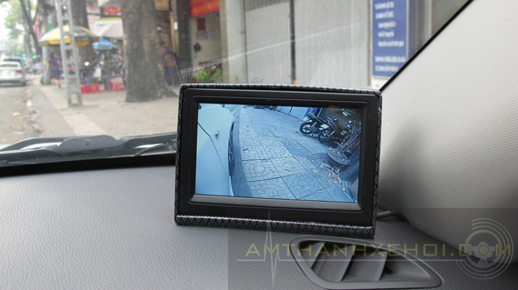 gắn camera hành trình, gương chỉnh điện và camera de cho chevrolet spark 1.0