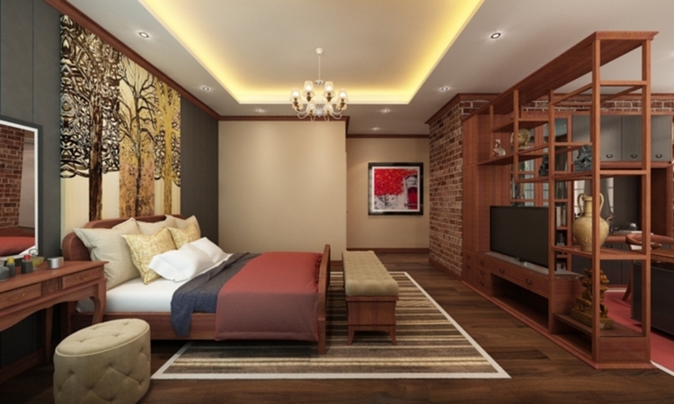 Phong cách nội thất á đông cho căn hộ Sunrise City