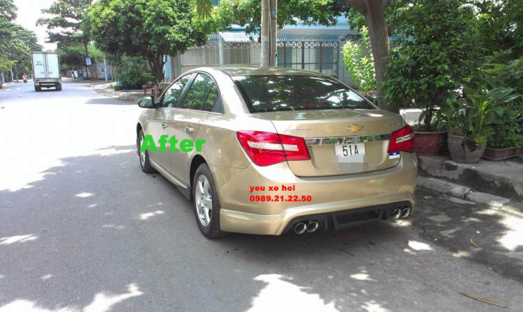 Xưởng độ Cruze,hình Tr 1,24,26 ,27,28 ,30, 31,33, 35.36,37,38,39,40,41,42 ,45 em cruze vàng cam độ