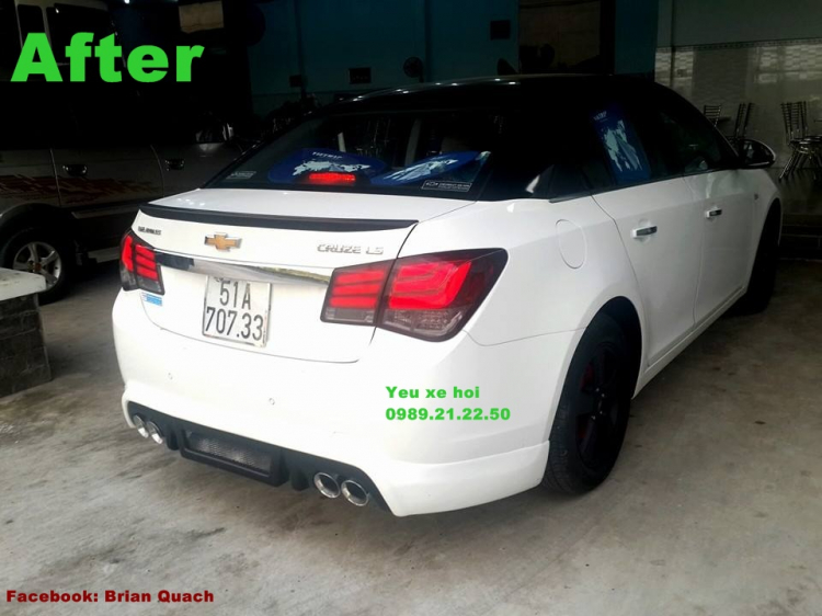 Xưởng độ Cruze,hình Tr 1,24,26 ,27,28 ,30, 31,33, 35.36,37,38,39,40,41,42 ,45 em cruze vàng cam độ