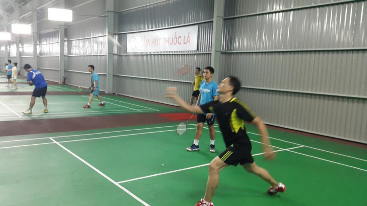 OS BADMINTON - KIAFC - Giao lưu gặp gỡ thứ 3-5 tại NVH LAO ĐỘNG - 18h - 21h