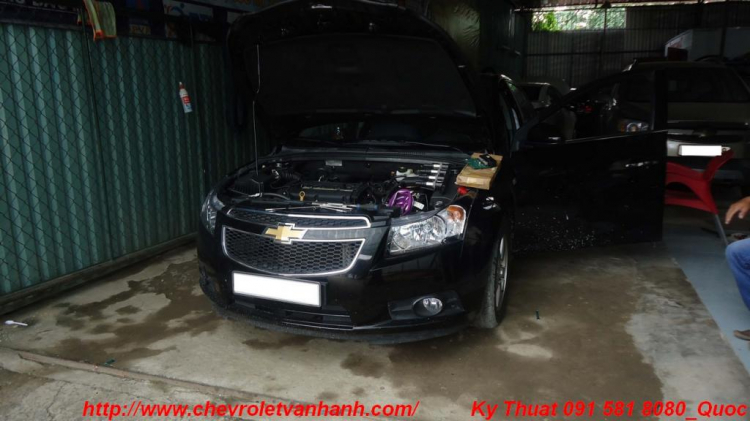 Cẩn thận khi rửa xe Chevrolet Cruze