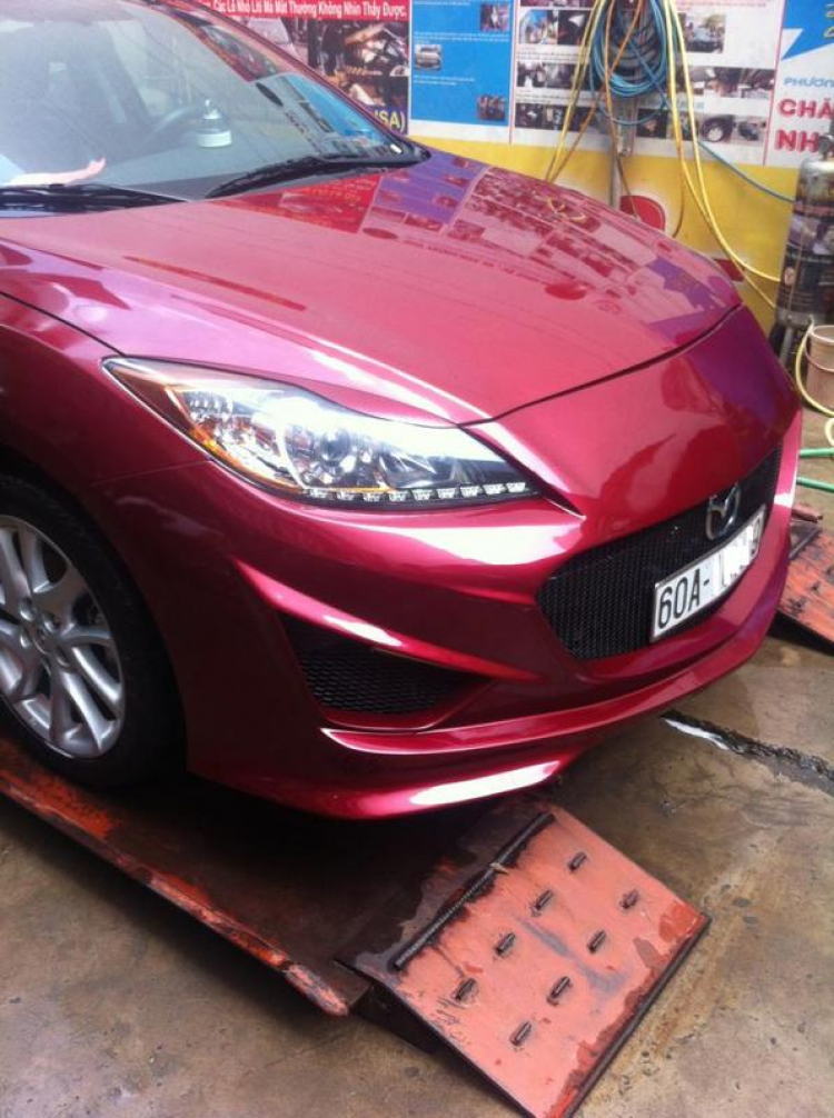 Hình ảnh của Mazda3S 2013 sau khi được phẩu thuật thẩm mỹ