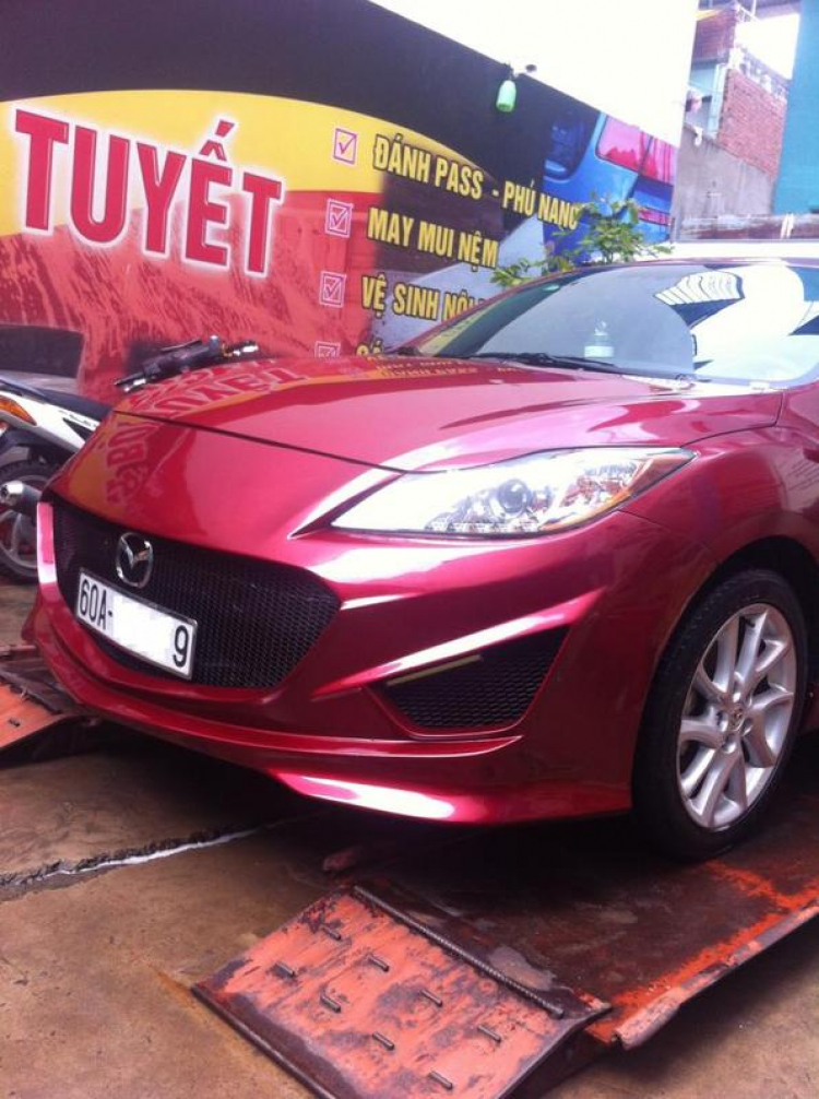 Hình ảnh của Mazda3S 2013 sau khi được phẩu thuật thẩm mỹ