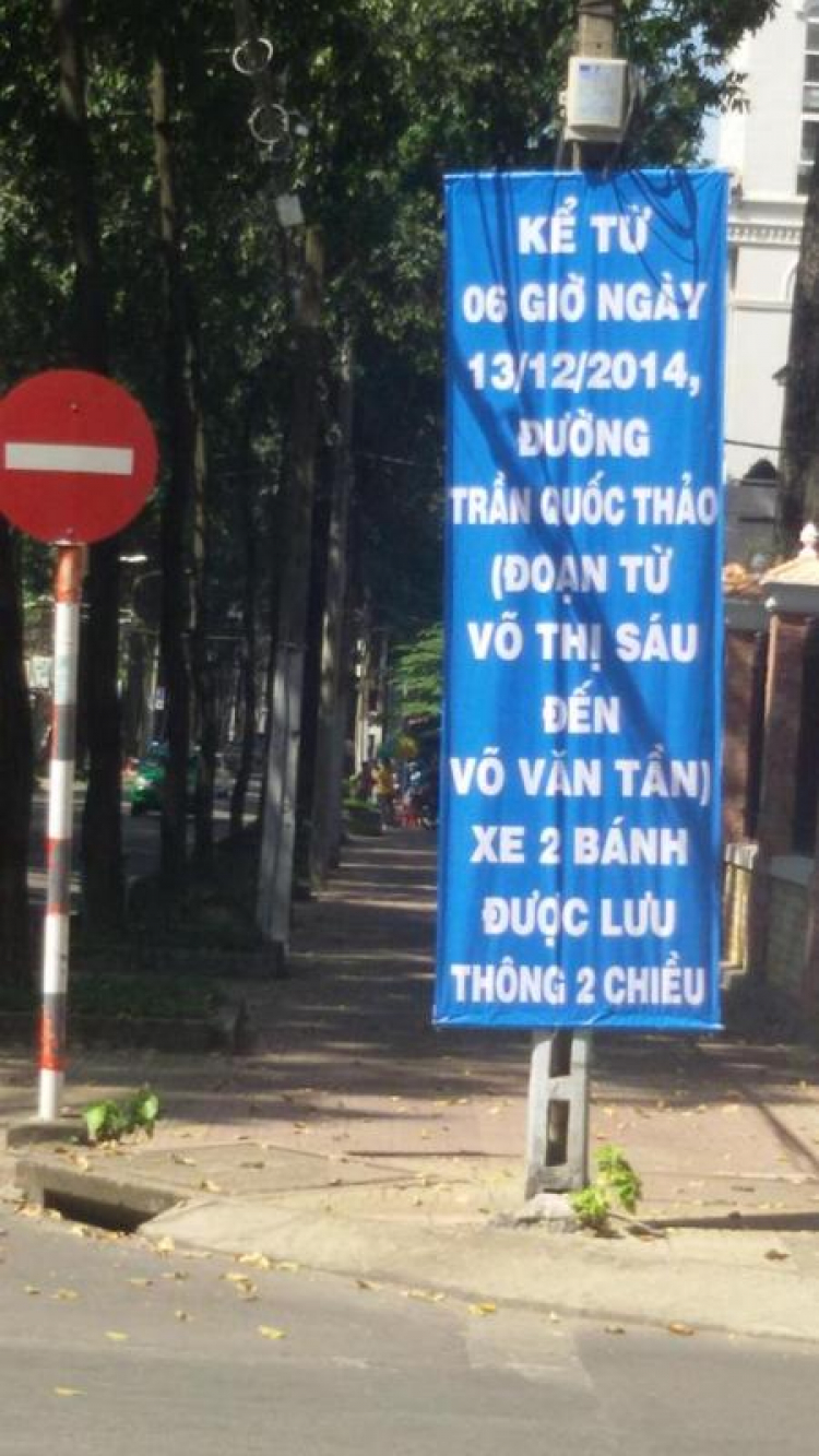 Cập nhật mới nhất về đường Trần quốc thảo, q3