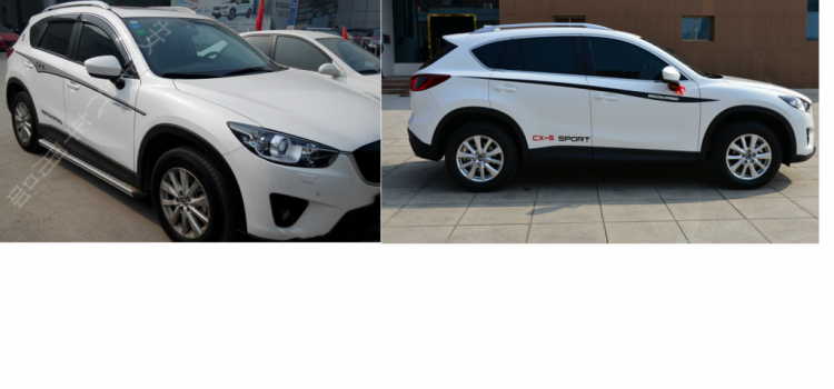 Hỏi địa điểm thiết kế/dán decal trang trí xe Mazda CX-5