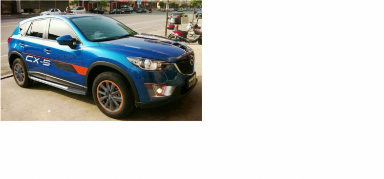 Hỏi địa điểm thiết kế/dán decal trang trí xe Mazda CX-5