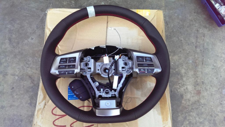 [Project A.1] Nâng cấp tay lái Aftermarket D-shape Sport Steering Wheel Forester 14+
