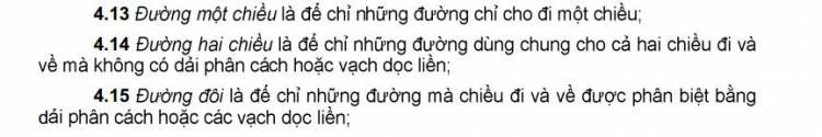 Lưu thông đường 2 lane phân chia bằng nét liền không bảng 412