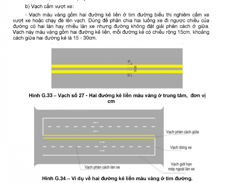 Lưu thông đường 2 lane phân chia bằng nét liền không bảng 412