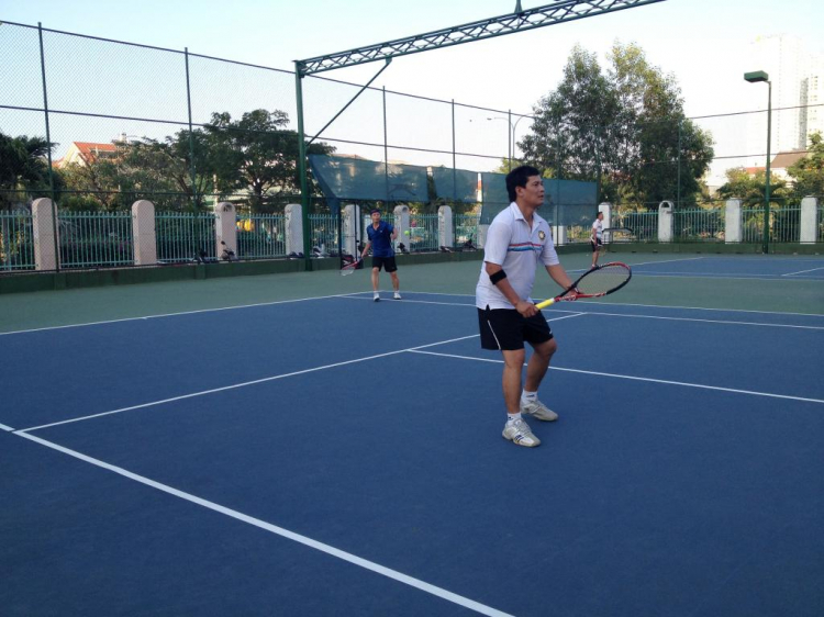 Hình ảnh giải tennis nội bộ OTC sân AP-AK ^^